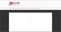 Desktop Screenshot of equinoxarabia.com