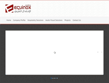 Tablet Screenshot of equinoxarabia.com